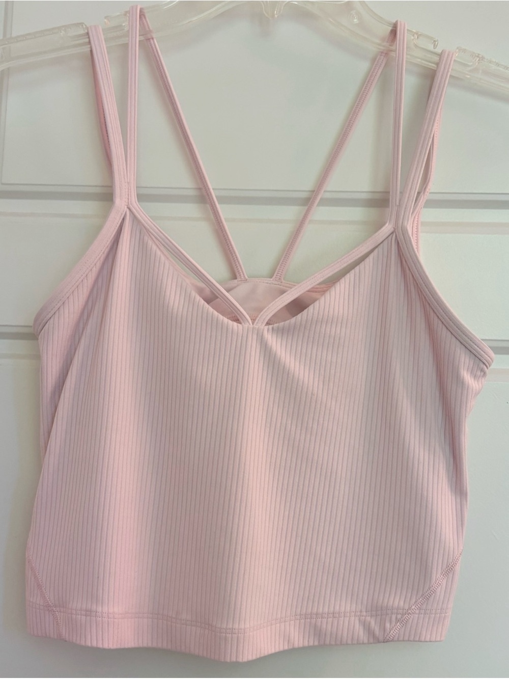Lululemon Align Strappy Ribbed Tank Top In Strawberry Milkshake Size 6